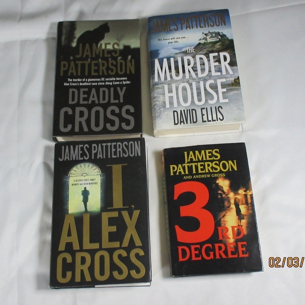James Patterson 4 Book Mystery Thriller Lot 2 Alex Cross